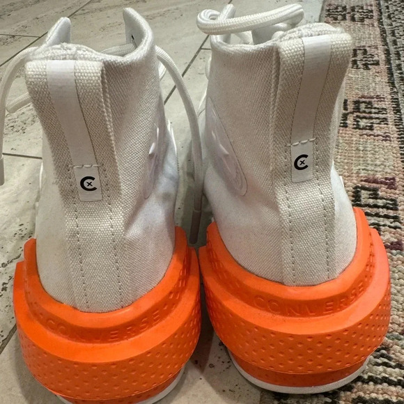 Converse All Star Disrupt CX High Top Sneaker White and Mango - Picture 3 of 10